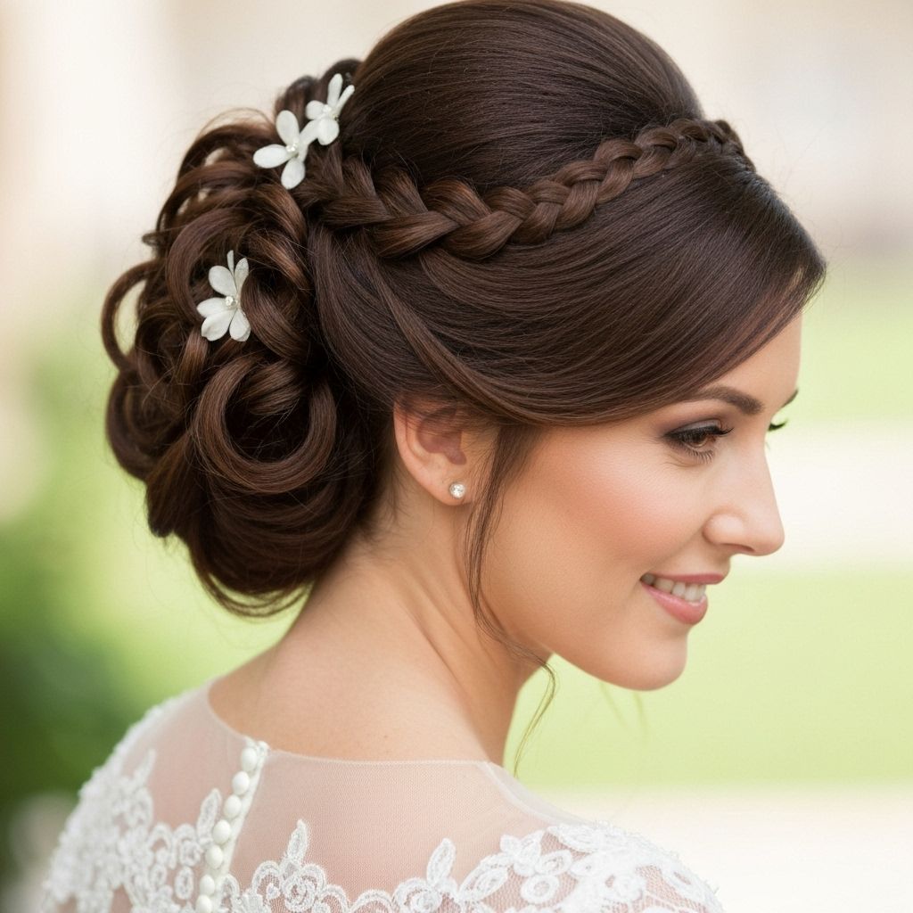 Bridal updo