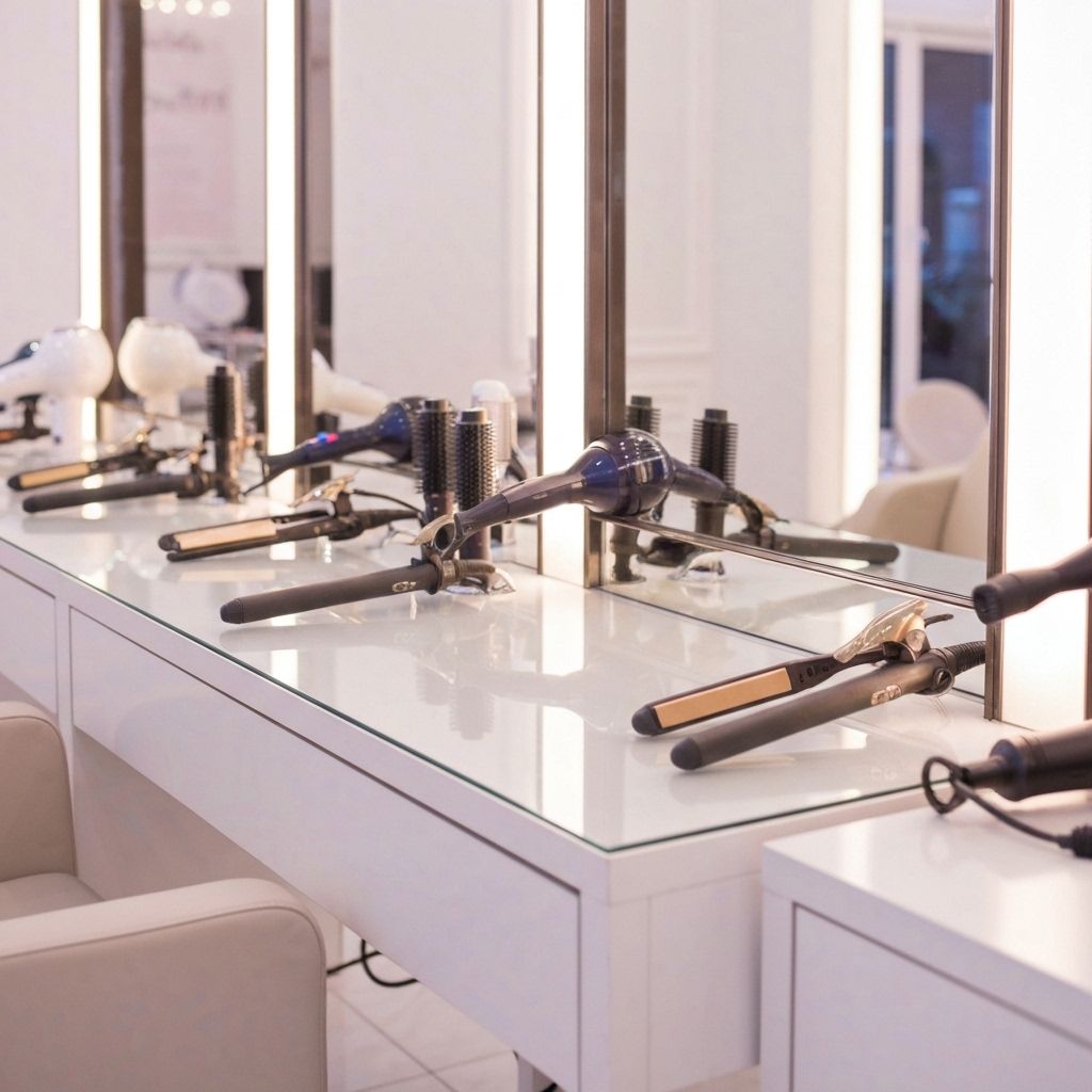 Salon styling station